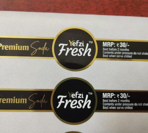 Ready To Use Soda Label