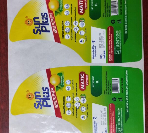Detergent Labels